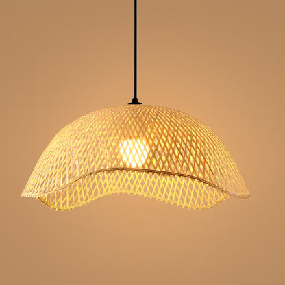 SOLA – Handwoven Bamboo Rattan Pendant Light | 3 Sizes - Styyler