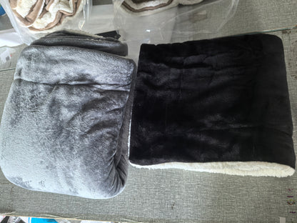 Sherpa Luxe Blanket | Super Soft Fleece Throw for Beds and Sofas | Warm and Durable