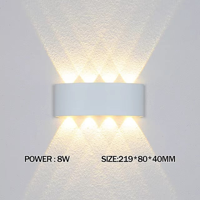Luxa Minimalist Outdoor Wall Light | Rectangular Weather Proof Design