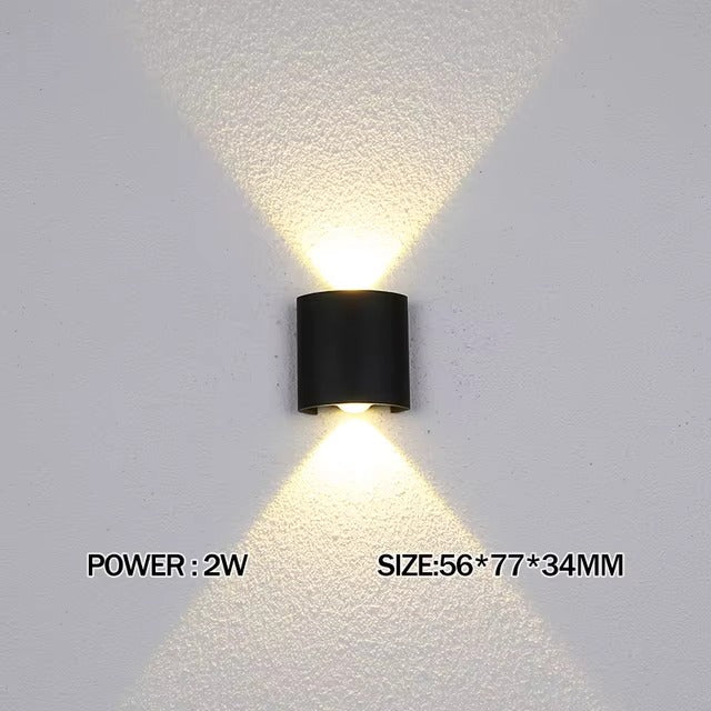 Luxa Minimalist Outdoor Wall Light | Rectangular Weather Proof Design