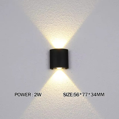 Luxa Minimalist Outdoor Wall Light | Rectangular Weather Proof Design