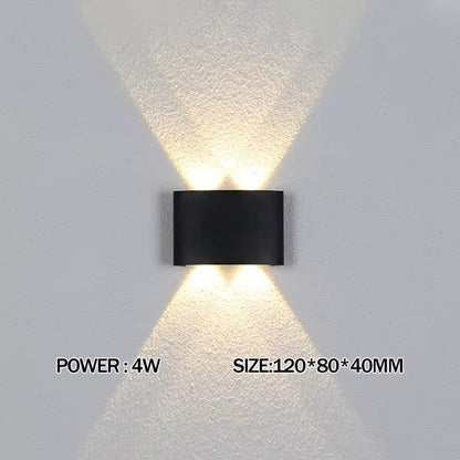 Luxa Minimalist Outdoor Wall Light | Rectangular Weather Proof Design