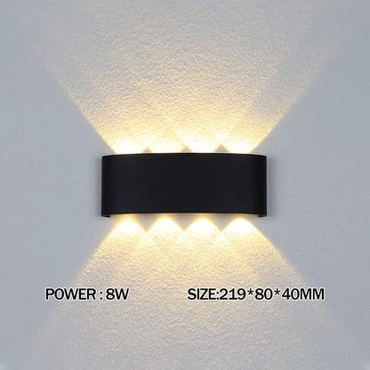 Luxa Minimalist Outdoor Wall Light | Rectangular Weather Proof Design