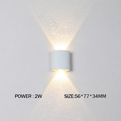 Luxa Minimalist Outdoor Wall Light | Rectangular Weather Proof Design