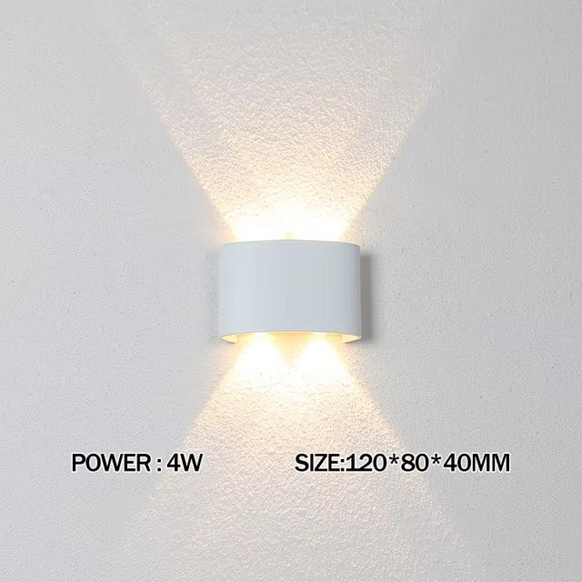 Luxa Minimalist Outdoor Wall Light | Rectangular Weather Proof Design