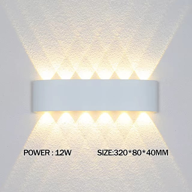 Luxa Minimalist Outdoor Wall Light | Rectangular Weather Proof Design