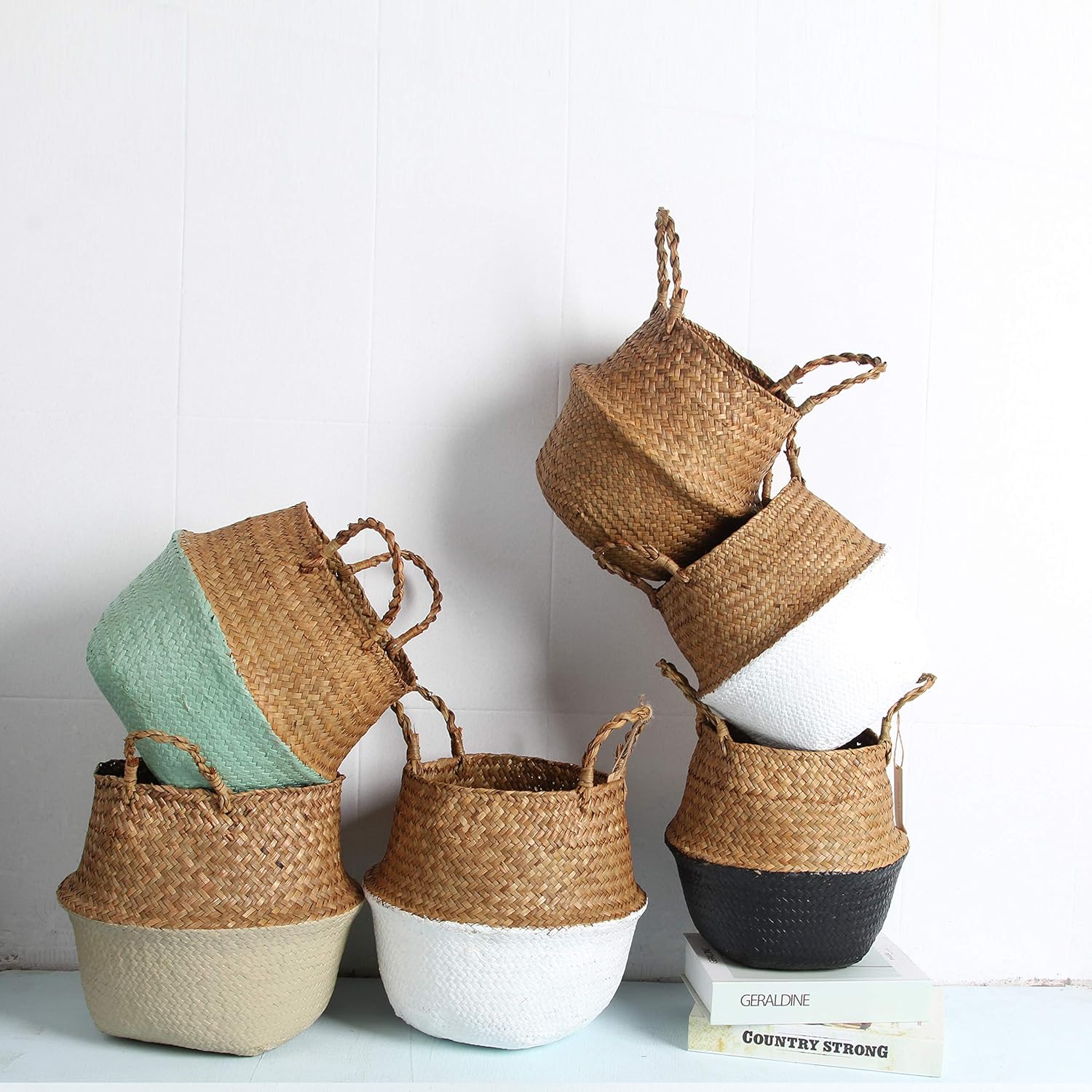 Verdia Handmade Seagrass Planters | Eco-Friendly Tall Plant Pot Baskets - Styyler